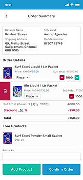 Order Screen