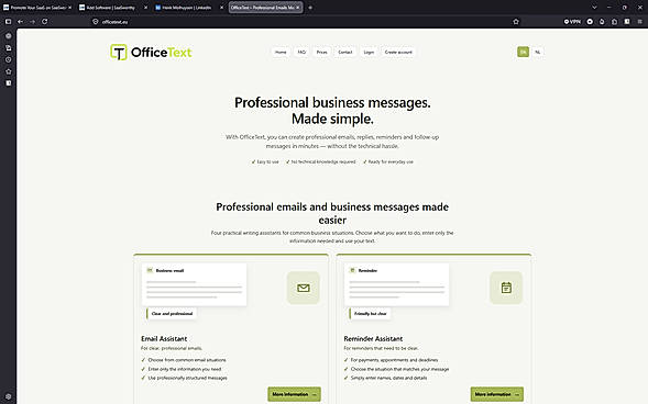 OfficeText Home Page