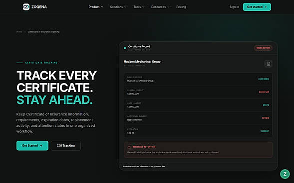 COI Tracking Dashboard
