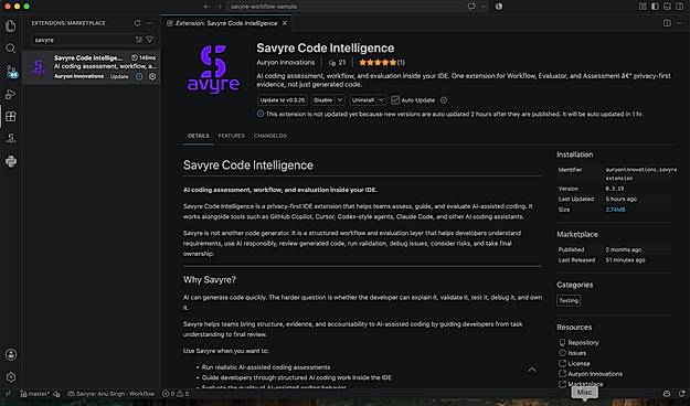 Savyre AI Coding Workflow