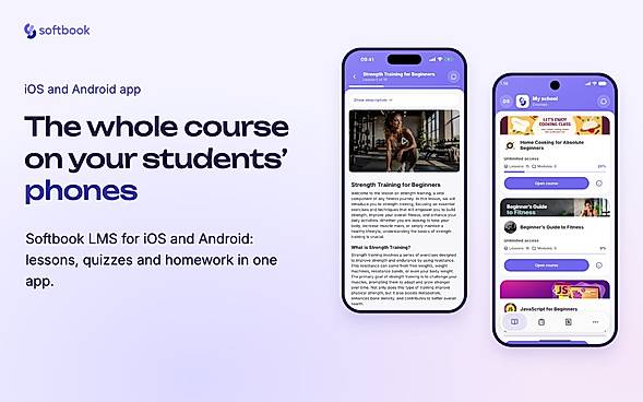 The whole course on your students' phones