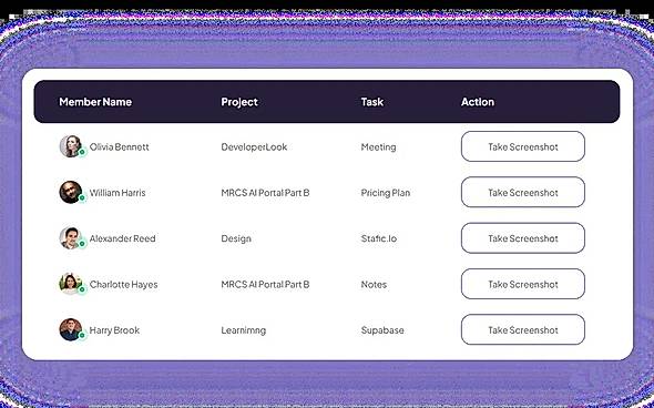 Live activity feed