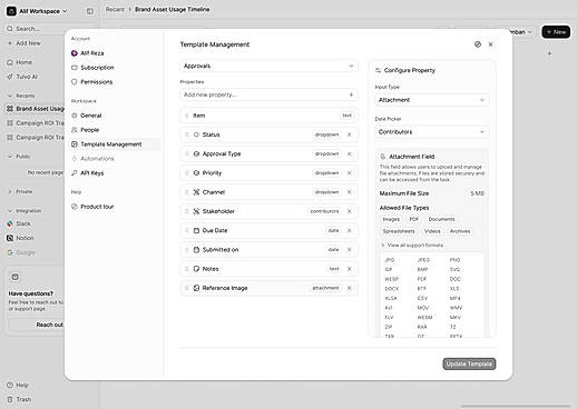 Template Management