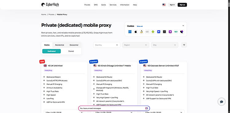 Mobile proxy