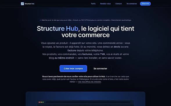 Structure Hub home page