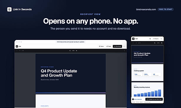 Open shared files on desktop and mobile