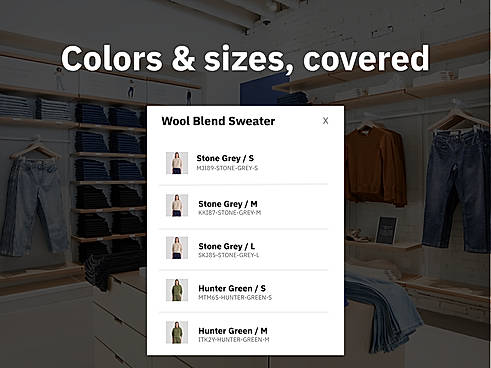Manage your product variations with ease