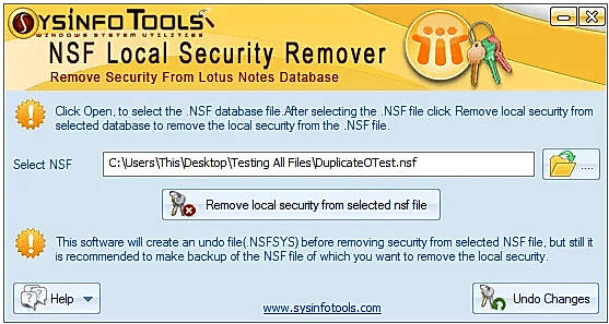 Step 2: Browse the Lotus Notes NSF files from your PC