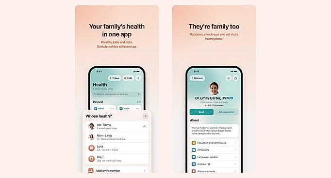 Family profiles and vet profile