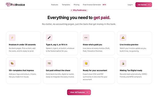 Everything you need to get paid