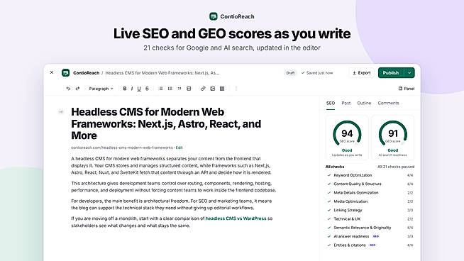 ContioReach Editor
