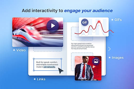 Add interactivity to engage your audience