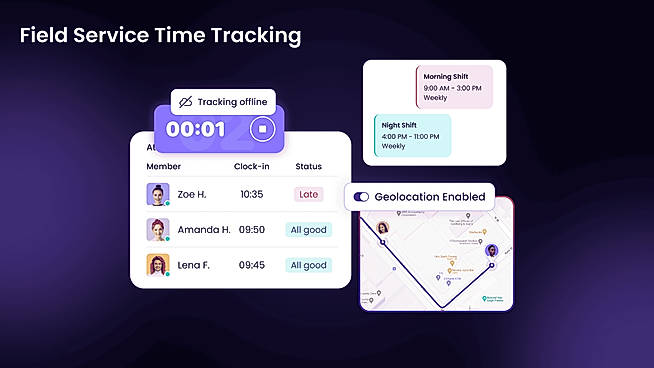 Field Service Time Tracking