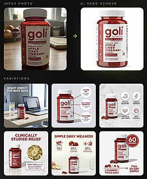 Rendery3D - AI Product Image Generators