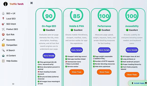 SEO UX Report