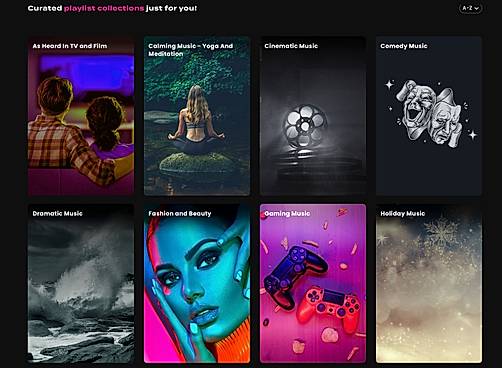 Curated playlists