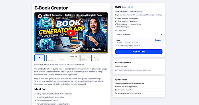 Saasby Book Writing Tool
