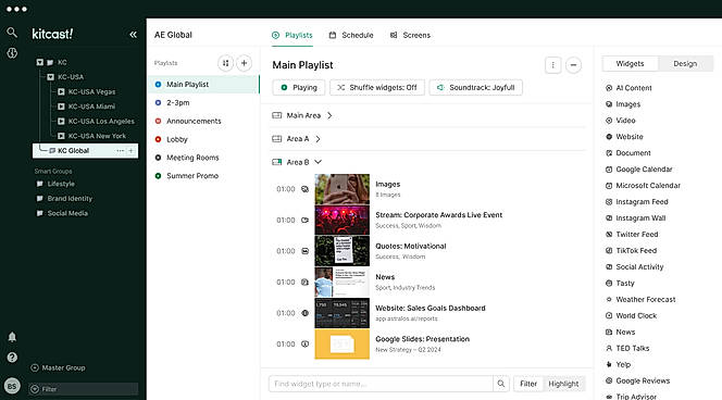 Kitcast Playlists