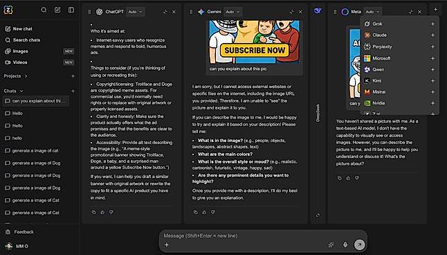 chat window