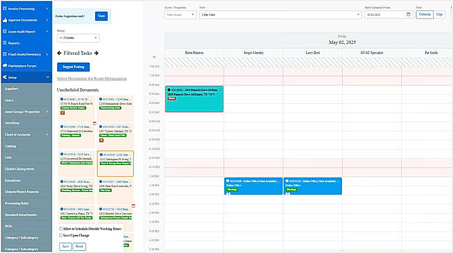 Work Order Scheduling