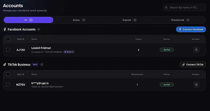 Channels Setup