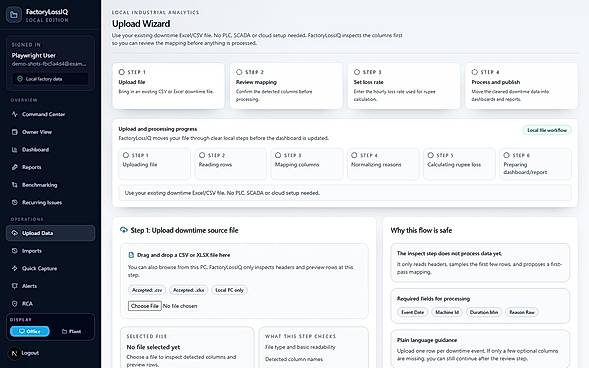 upload data