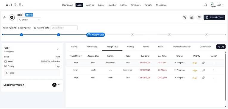 Lead Information View