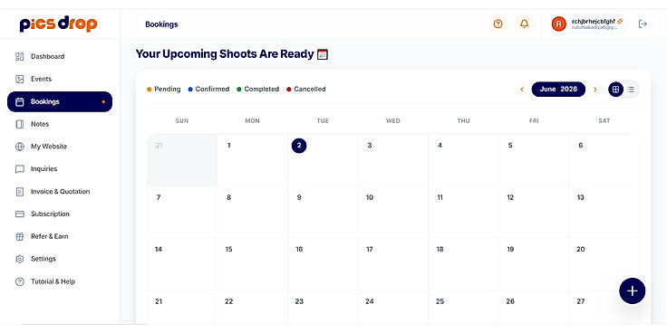 Booking Dashboard