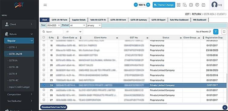 Gen GST Reconcile GSTR 2B and GSTR 3B