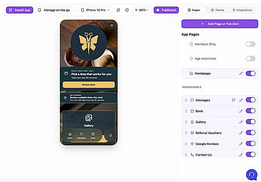 Theme Dashboard Options