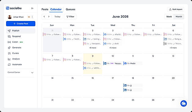 Content Calendar