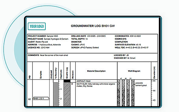 Geology, Borehole and Groundwater Data