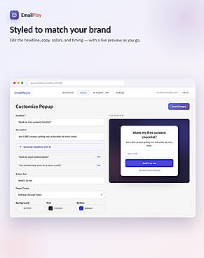 Popup Styling