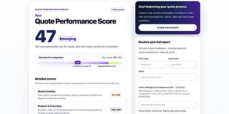 Quote Performance Results