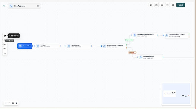 Flow builder
