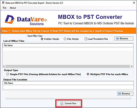 Click Convert Button