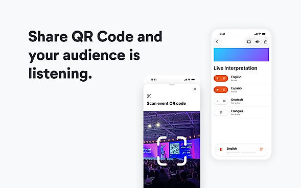 Share a QR code with your audience.