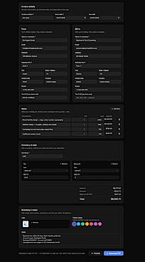 Tool Page of Invoicara