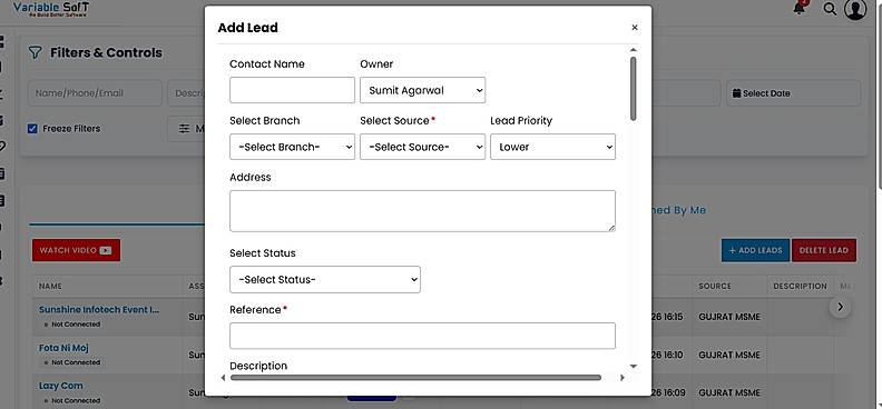 add leads section