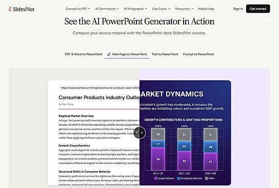 Web Page to PPT