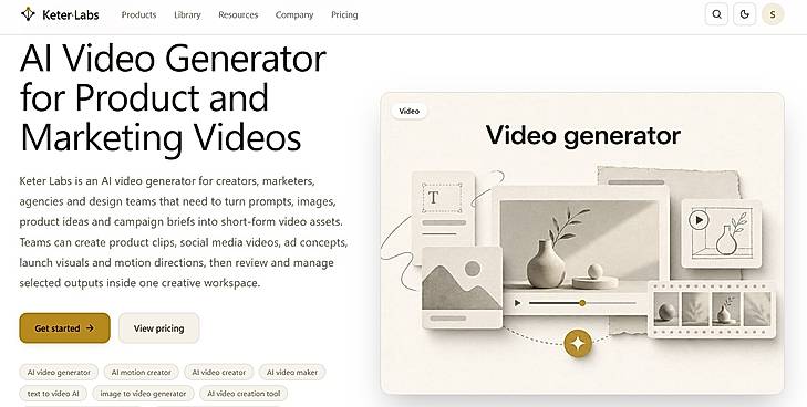 Keter Labs AI Video Generator