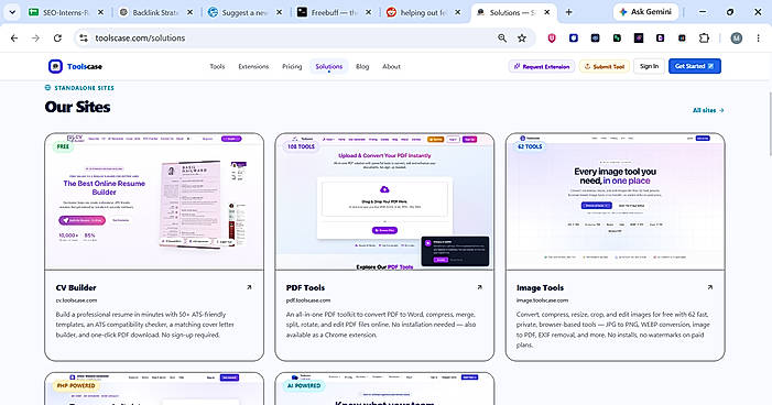 Toolscase Standalone Web Applications