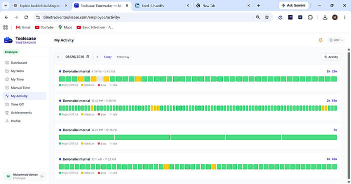 Employee Activity & Productivity Monitoring