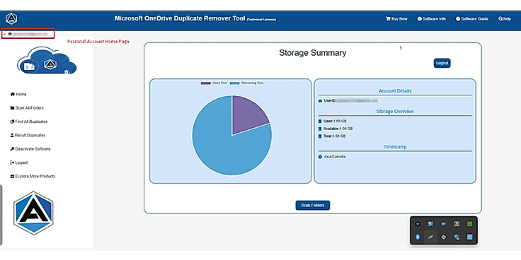 Preview the storage summary of your OneDrive