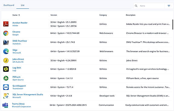 Application Manager deploys and updates third-party applications automatically