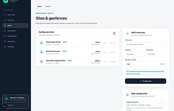 sites-geofences