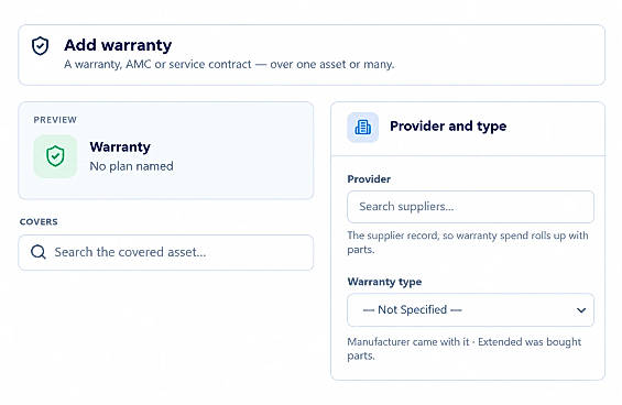 Asset management and equipment tracking software