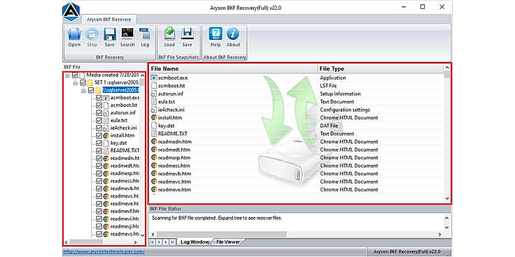 After that, expand the recovered file and preview files.
