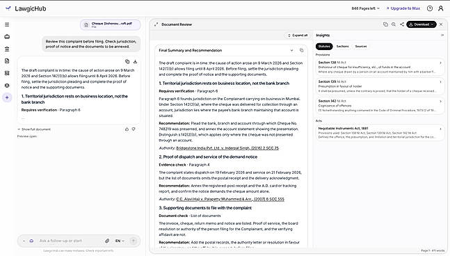 AI Document Review & Analysis