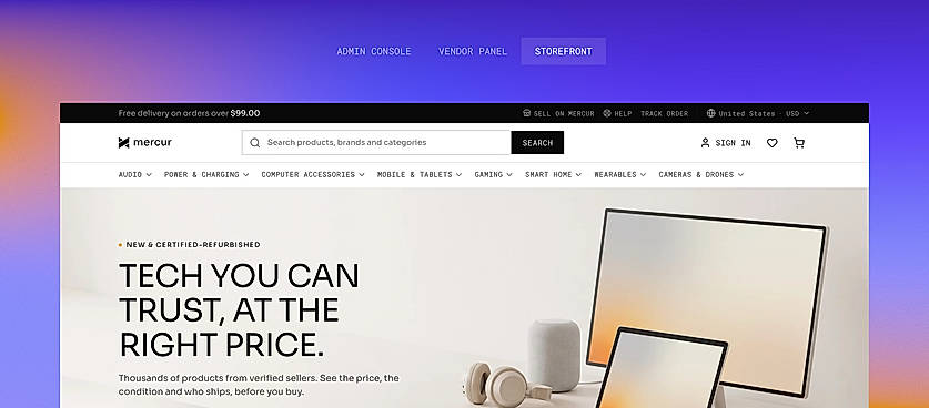 Mercur Storefront